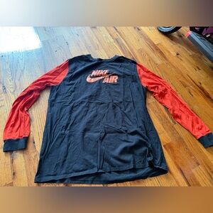 Nike Black Tee with Orange Accents